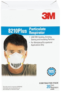 3M DUST MASK N95 NON VALVED Disposable RESPIRATOR 95%