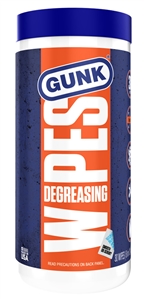 GUNK 30CT WIPES ENG DEGREASER