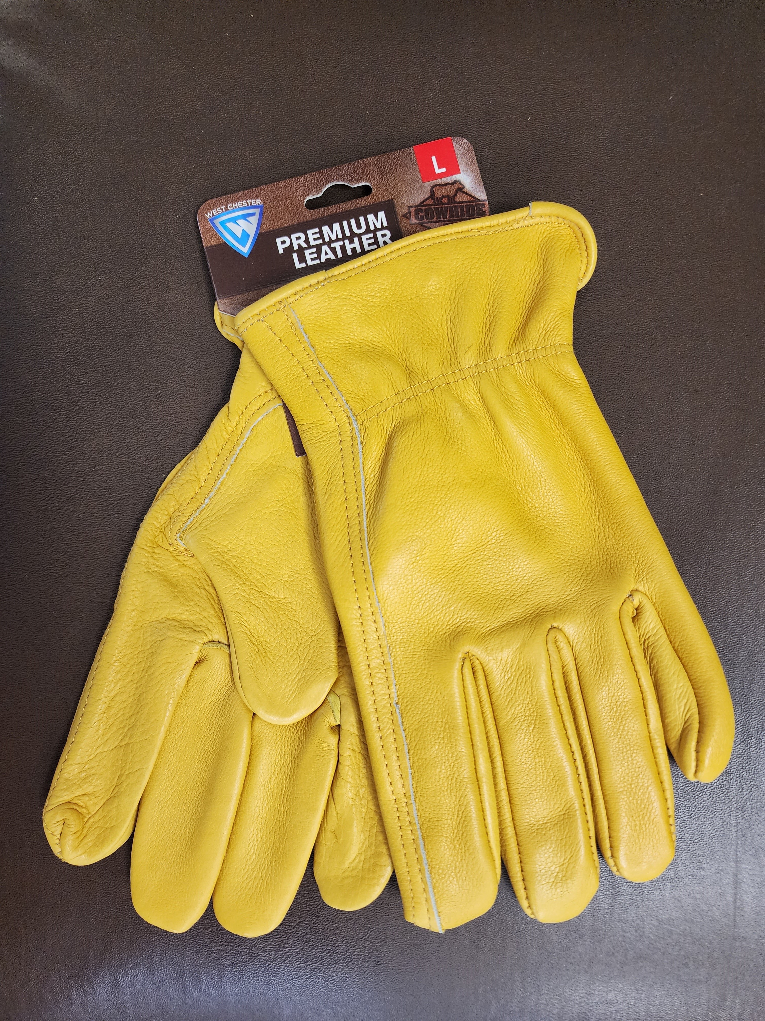 COWHIDE LEATHER DRIVER GLOVE LARGE