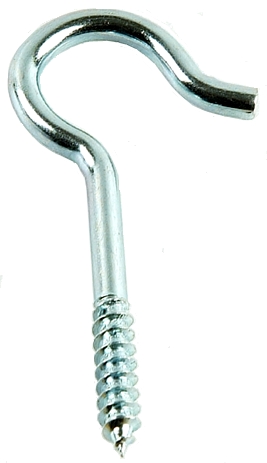 Screw Hook W804 3-7/8&quot; Round
End
