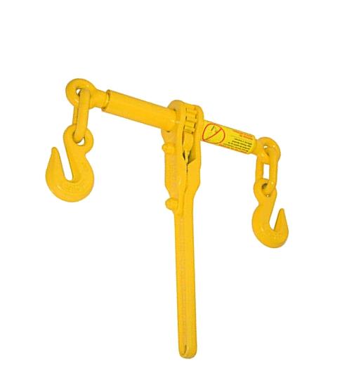 RATCHETING 5/16&quot;- 3/8&quot; XHD
Chain Binder 6,600LB 2PC
HANDLE WELDED GEAR ASSEMBLY
YELLOW