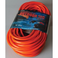 EXTENSION CORD 14/3 100FT RED
