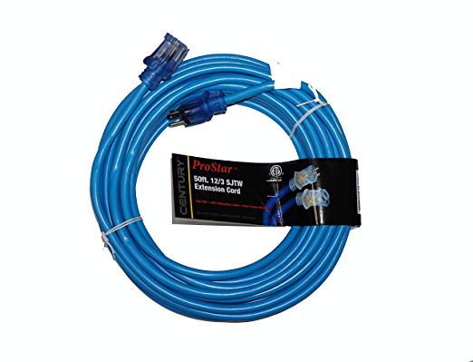 PROLOCK EXTENSION CORD 14/3 X
50&#39; BLUE W/HD LOCKING
CONNECTOR
