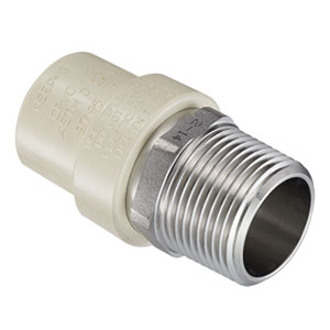 CPVC MALE ADAPTER SS INSERT 1&quot;