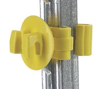 T-POST INSULATOR SNUG YELLOW
25PK 20/CASE