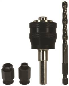 Snap Lock Arbor 3/8&quot; with 
pilot drill and 2 adapter nuts