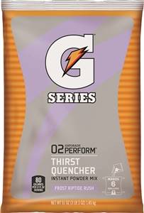 Gatorade G Series Instant
Thirst Quencher Sports Drink
Mix, 51 Oz, Powder  RIPTIDE
RUSH  4430013X