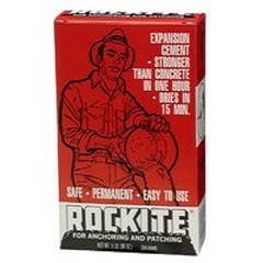 Rockite Fast Set Expansion
Cement, 5 lb, Box,
White/Off-White/Gray, Powder,
9209719, EA/ PK4