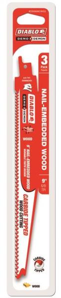 9&quot; Carbide Wood Cutting - 3 PK
