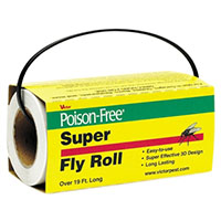 TRAP FLY ROLL SUPER SGL 19FT FLY PAPER Victor Poison-Free
