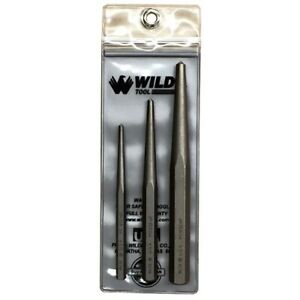 WILDE USA 3 Piece Center Punch Set Includes sizes 1/4&quot;