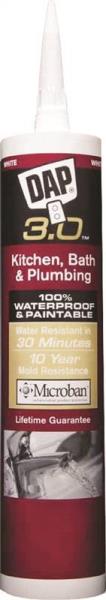 ! DAP 00790 PLUMBING CAULK 9OZ TUBE WHITE 0539239