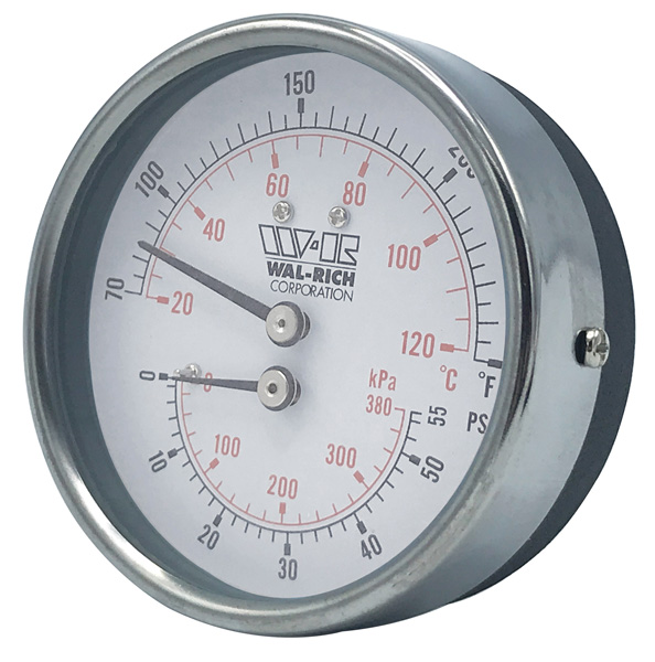 TRIDICATOR TEMP/PRESSURE  GAUGE